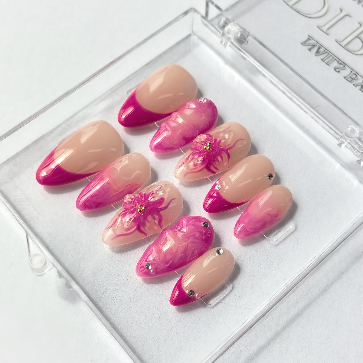 Purple Beach | Handmade Press-Ons