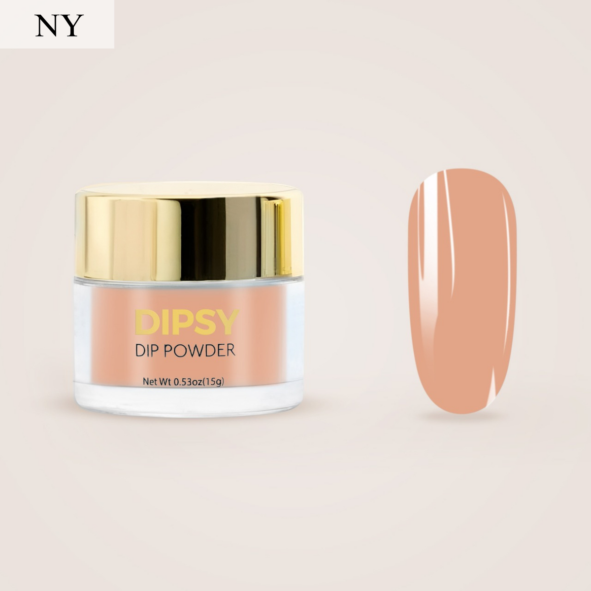 Smokey Peach dip powder