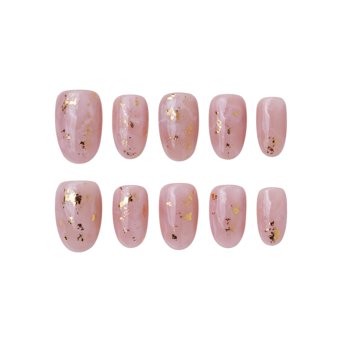 Marble Blush | Håndlavede press-on negle