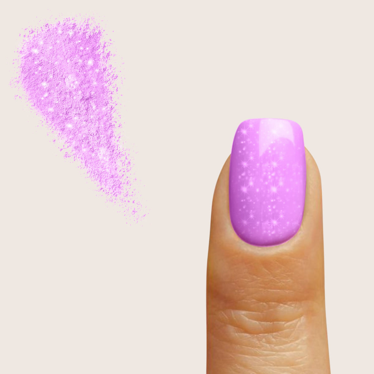 Berry Sparkle dip powder