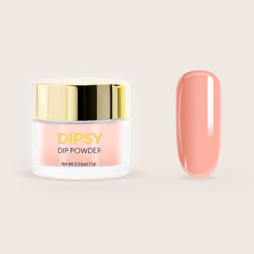 Peach dip powder