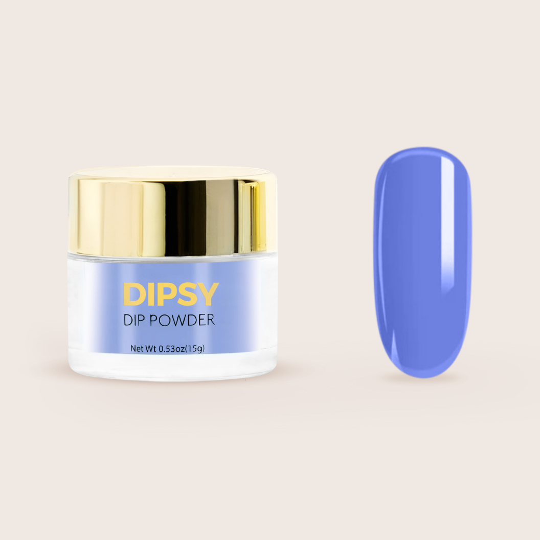 Moon Blue dip powder