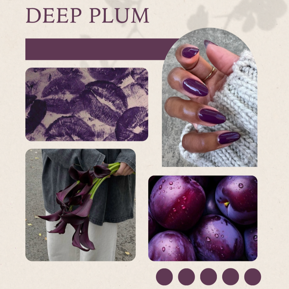 Deep Plum Dip powder