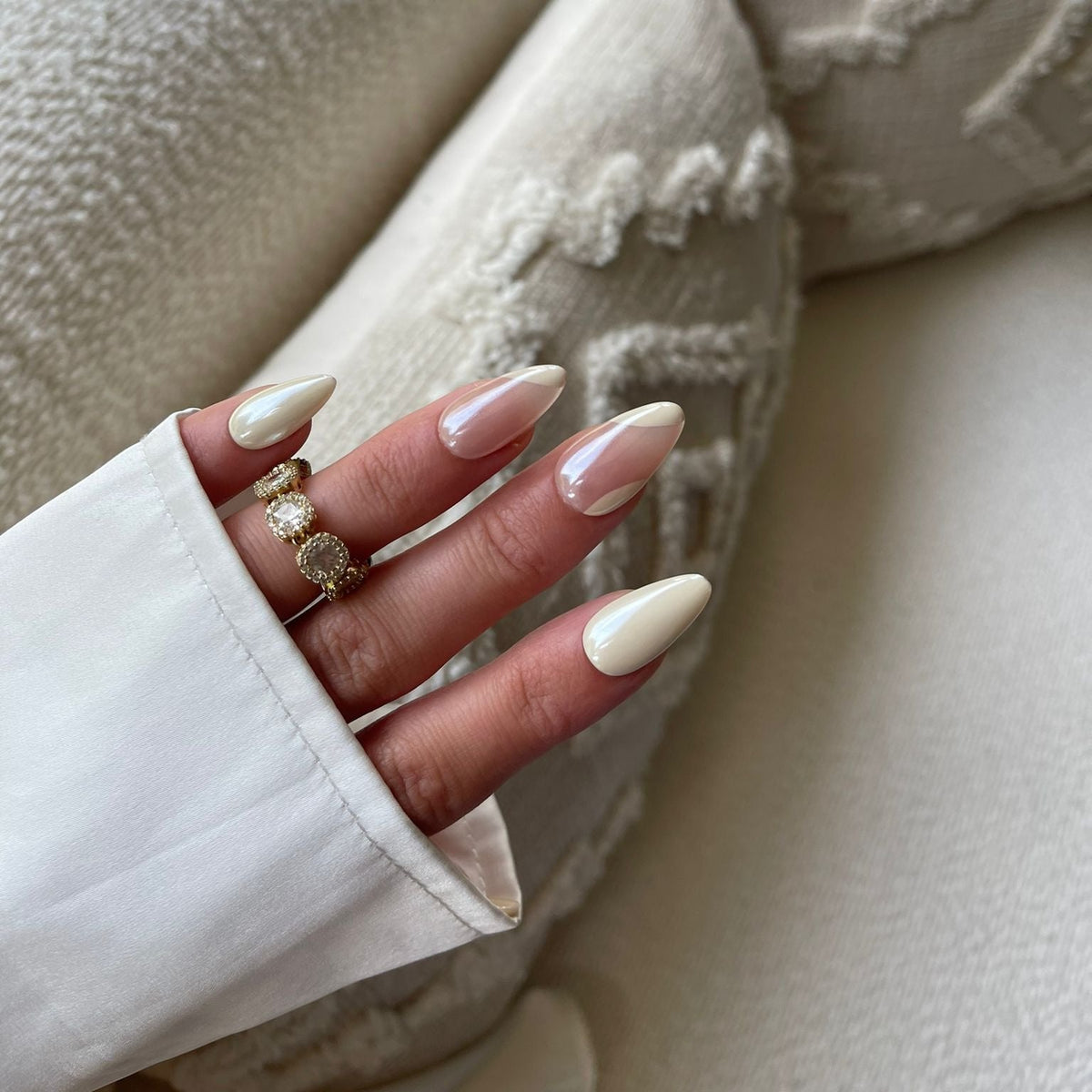 Lovely Pearl Håndlavede press-on negle