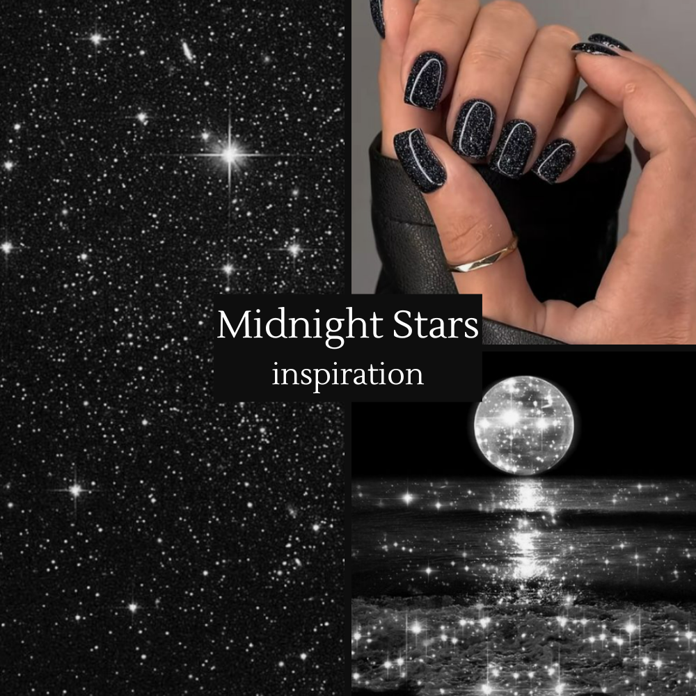 Midnight Stars dip powder