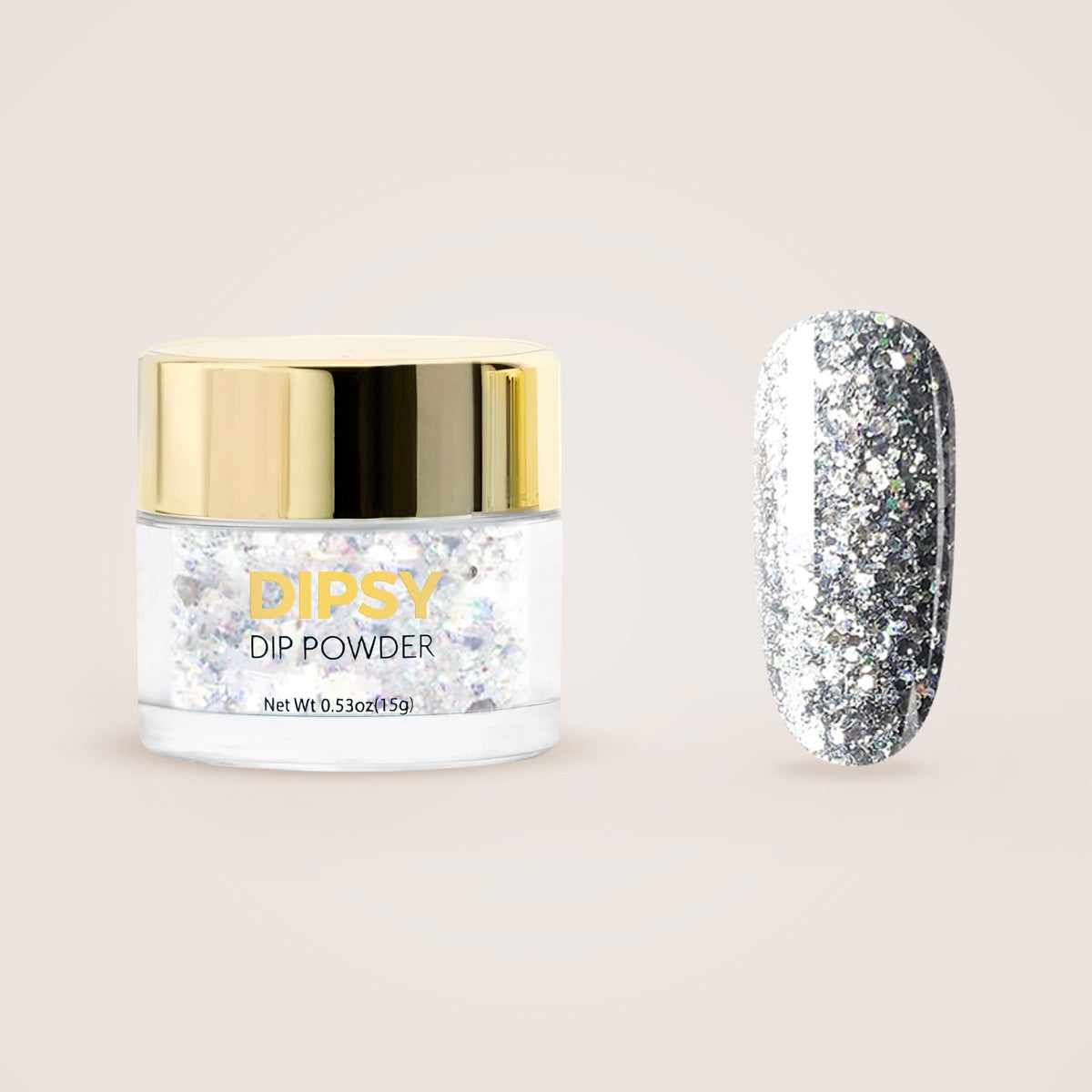 Silver Dust dip powder