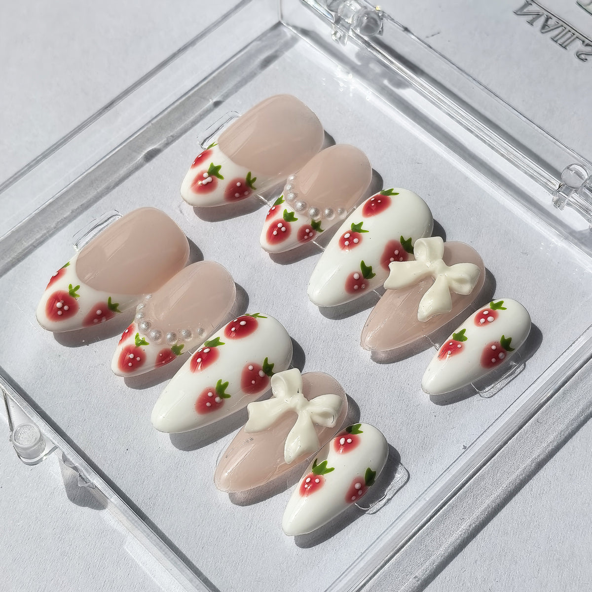 Strawberry Ballet | Handmade Press-Ons