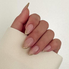 Golden Tips | Håndlavede press-on negle