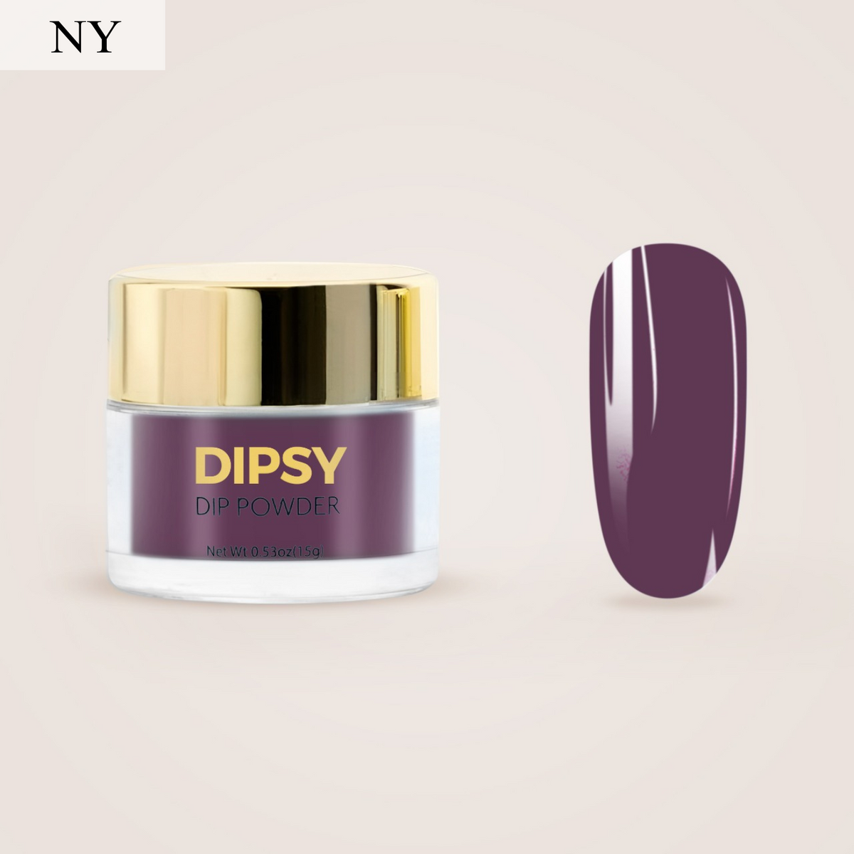 Deep Plum Dip powder