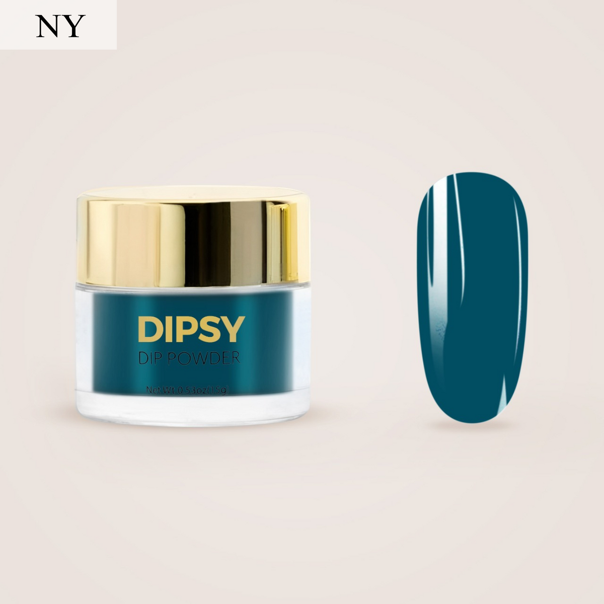 Midnight Teal dip powder