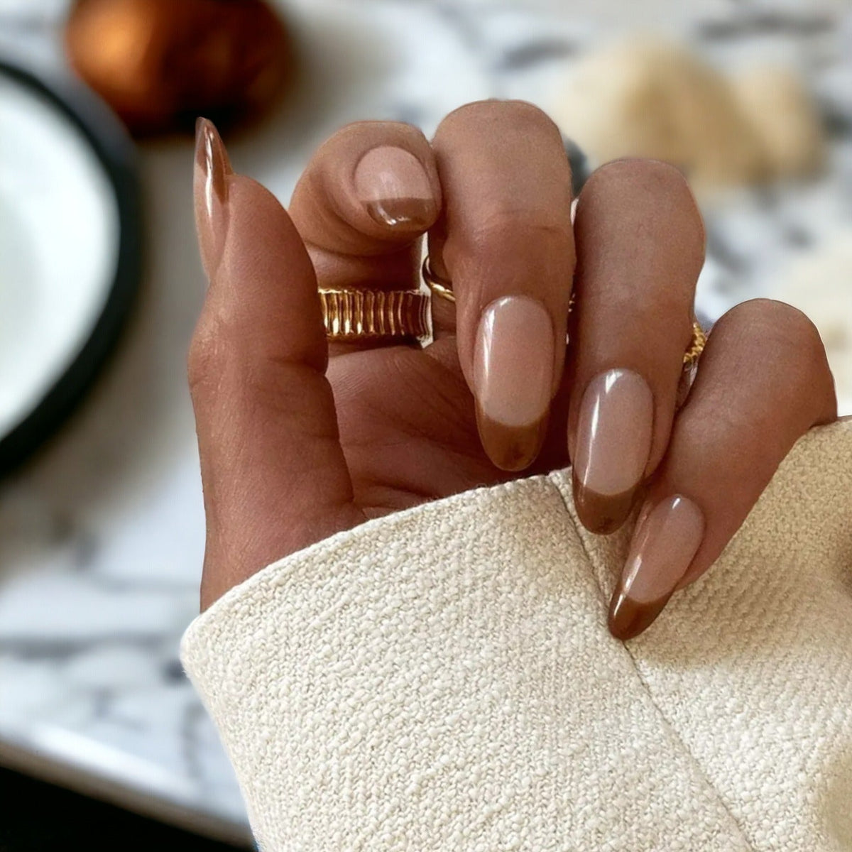 Kaffe dip powder