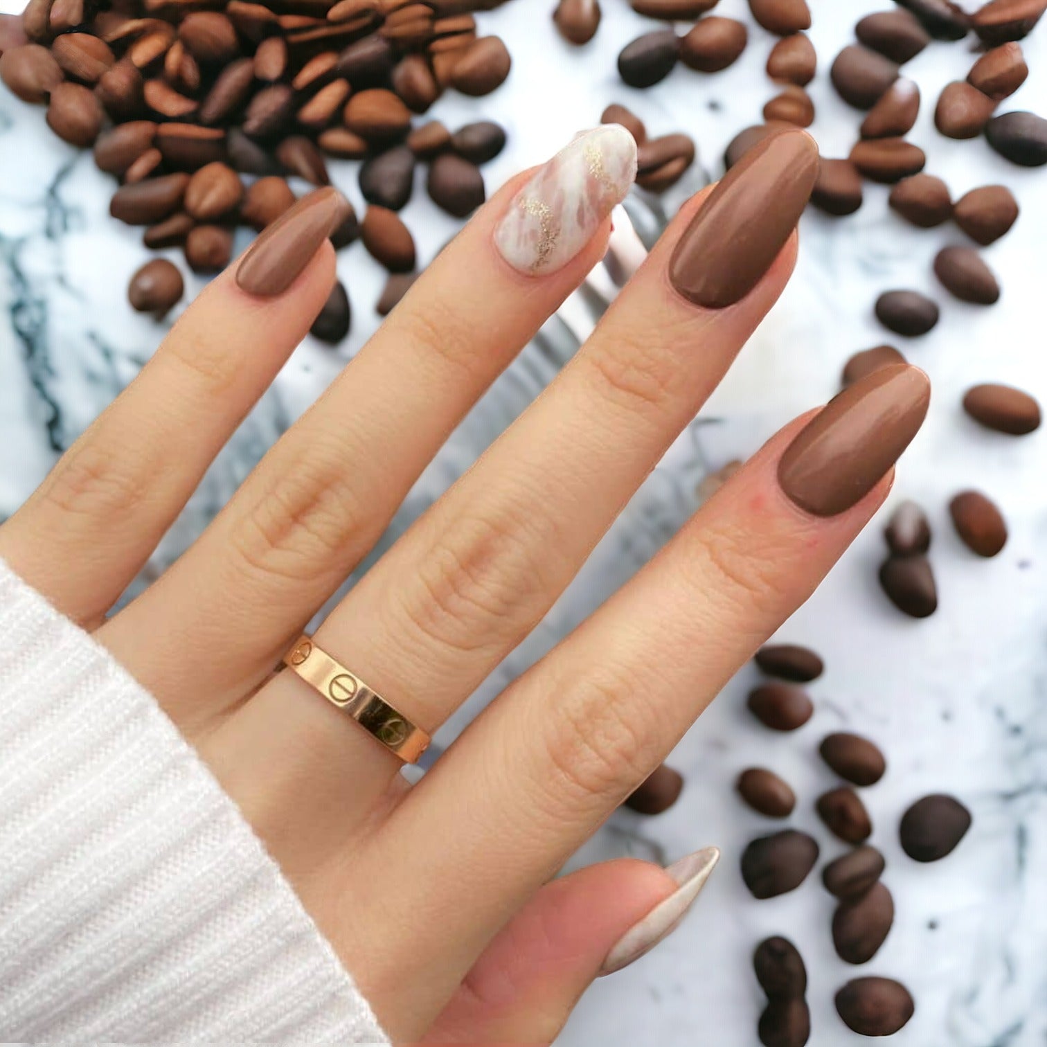 Kaffe dip powder