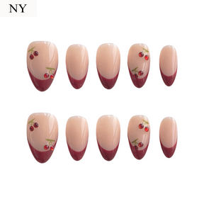 Cherry Lady | Handmade Press-Ons