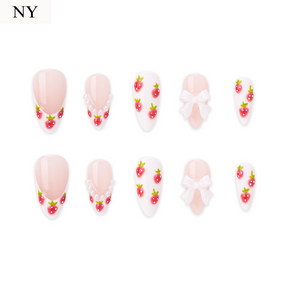 Strawberry Ballet | Handmade Press-Ons