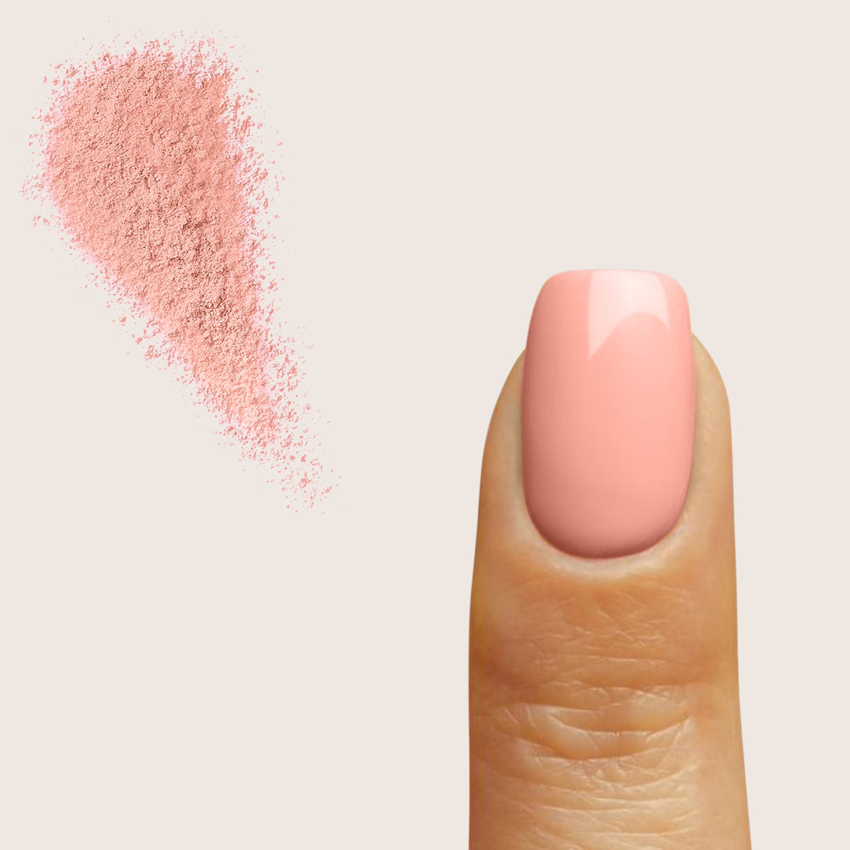 Peach dip powder