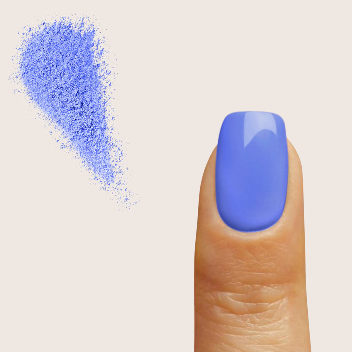 Moon Blue dip powder
