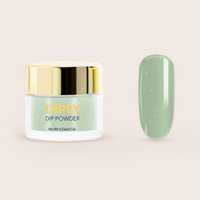 Olive Sparkle dip powder