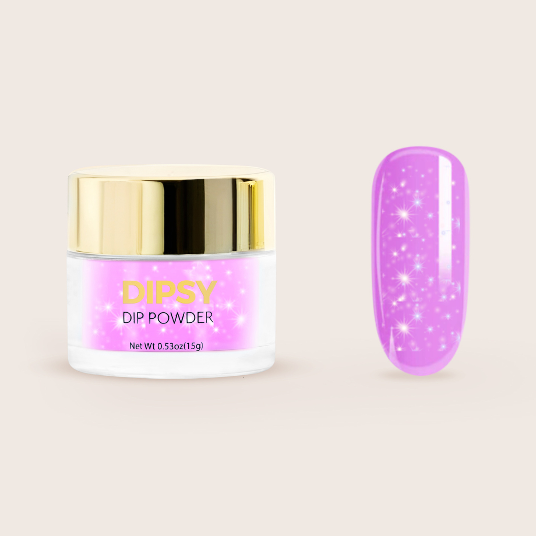 Berry Sparkle dip powder