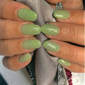 Olive Sparkle dip powder