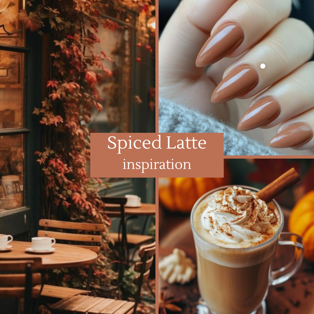 Spiced Latte dip powder