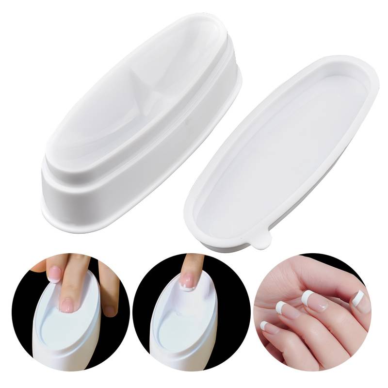 Skål til fransk manicure
