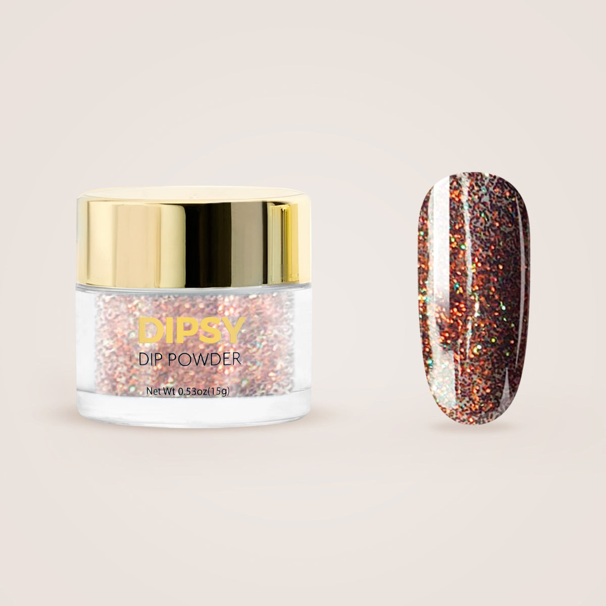 Jingle Brown dip powder