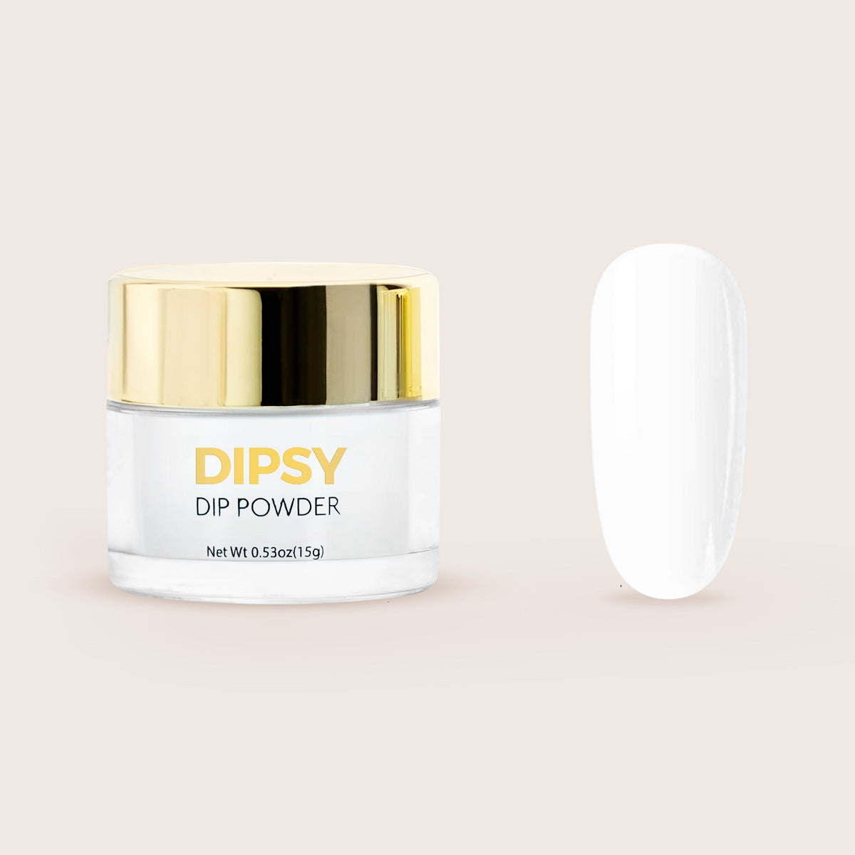 Snøhvit dip powder